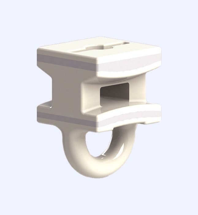 Silent Gliss 2C Curtain Track Gliders 10mm x 10mm x 14mm NEW Low